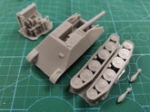 3d Printed 1/35/72 German 38D 28cm Mortar 2in1 Kit